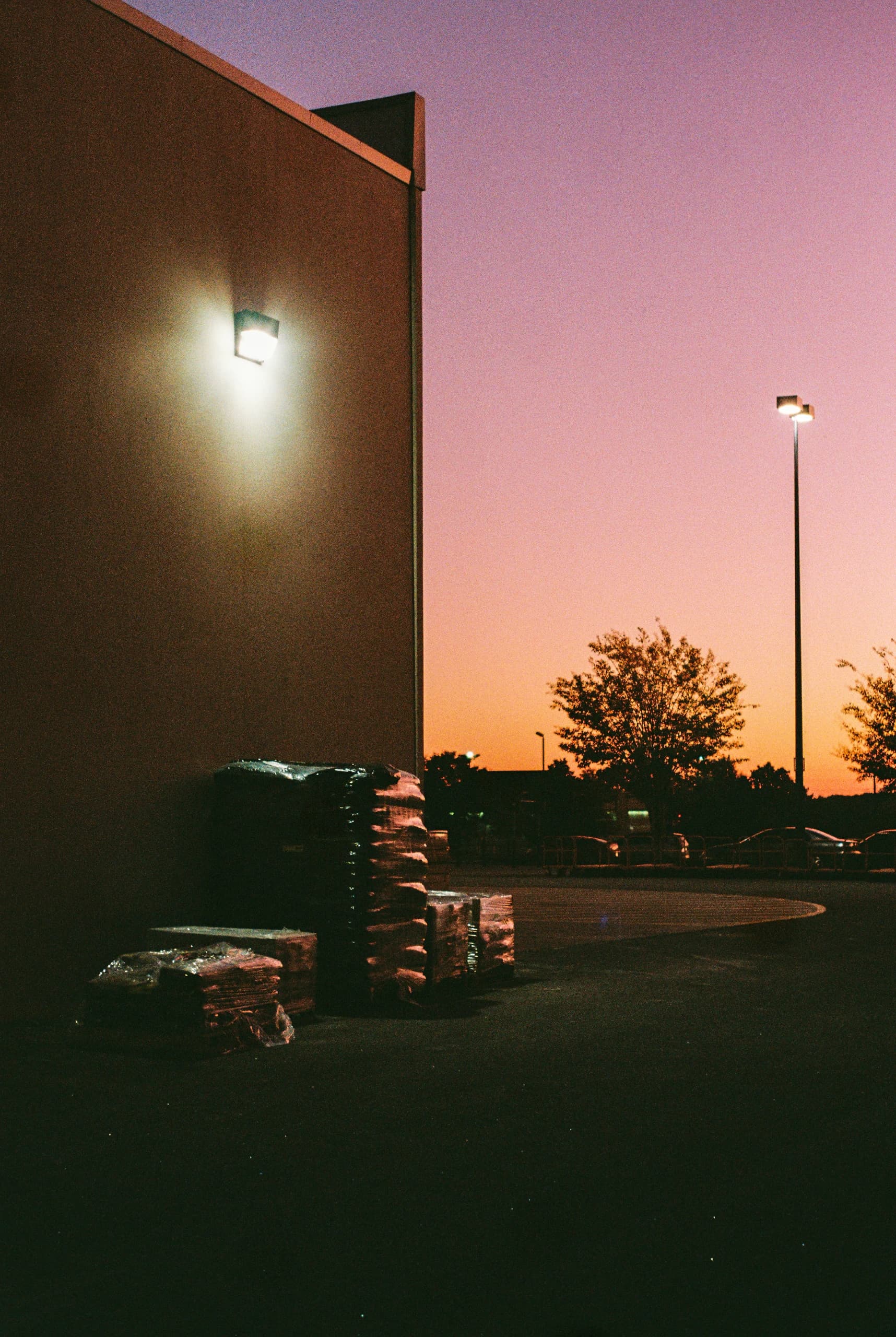 Sunset at the Home Depot