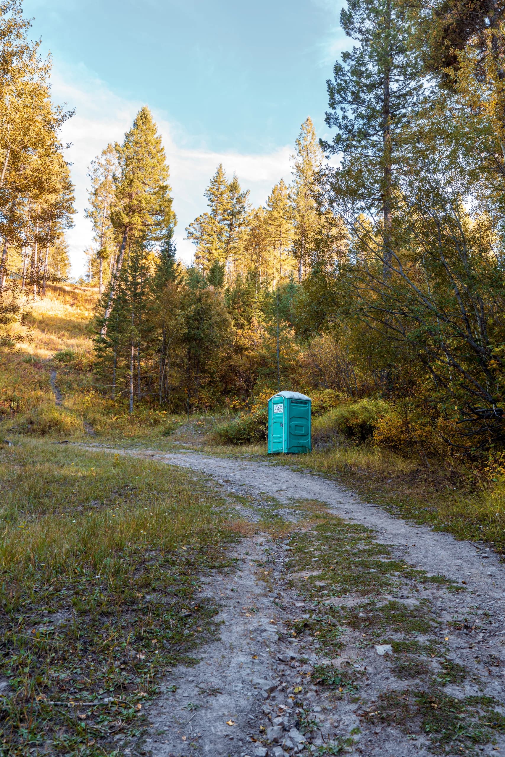 Scenic Porta Potty